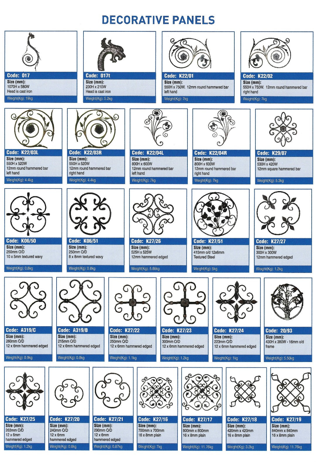 Decorative Moulds